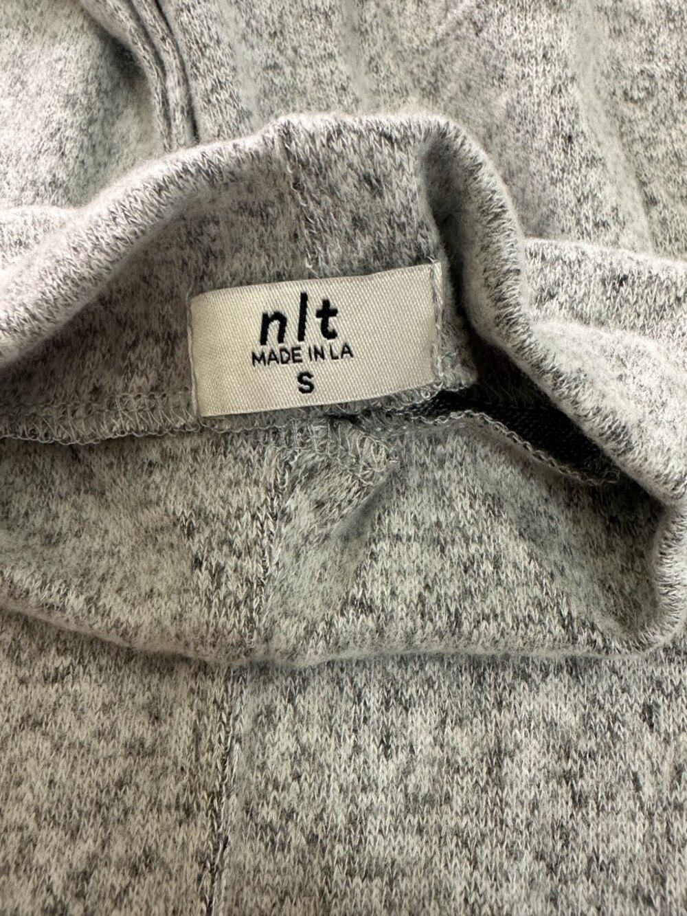 NLT Heather Gray Mock Neck Top – Small – NWOT - Picture 8 of 10
